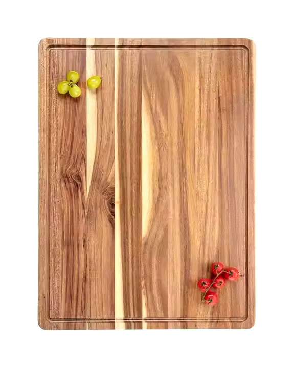 Premium Acacia Wood Cutting Board – 18x12 Inch Reversible Butcher Block for Kitchen, Chopping & Serving – Durable Large Wooden Board for Meat & Vegetables