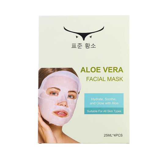 Hydrating Brightening Face Mask - Deep Moisture Sheet Masks with Aloe Vera, Hyaluronic Acid & Jojoba Oil - Anti-Wrinkle, Moisturizing Face Masks for Women, Suitable for All Skin Types